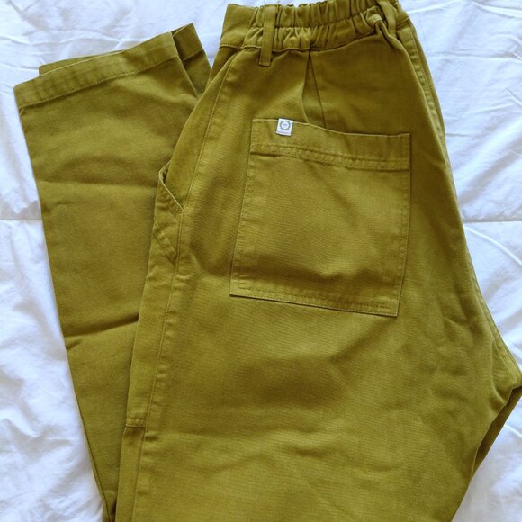 Big Bud Press Pencil Pants in Olive Green Size M - Picture 4 of 4